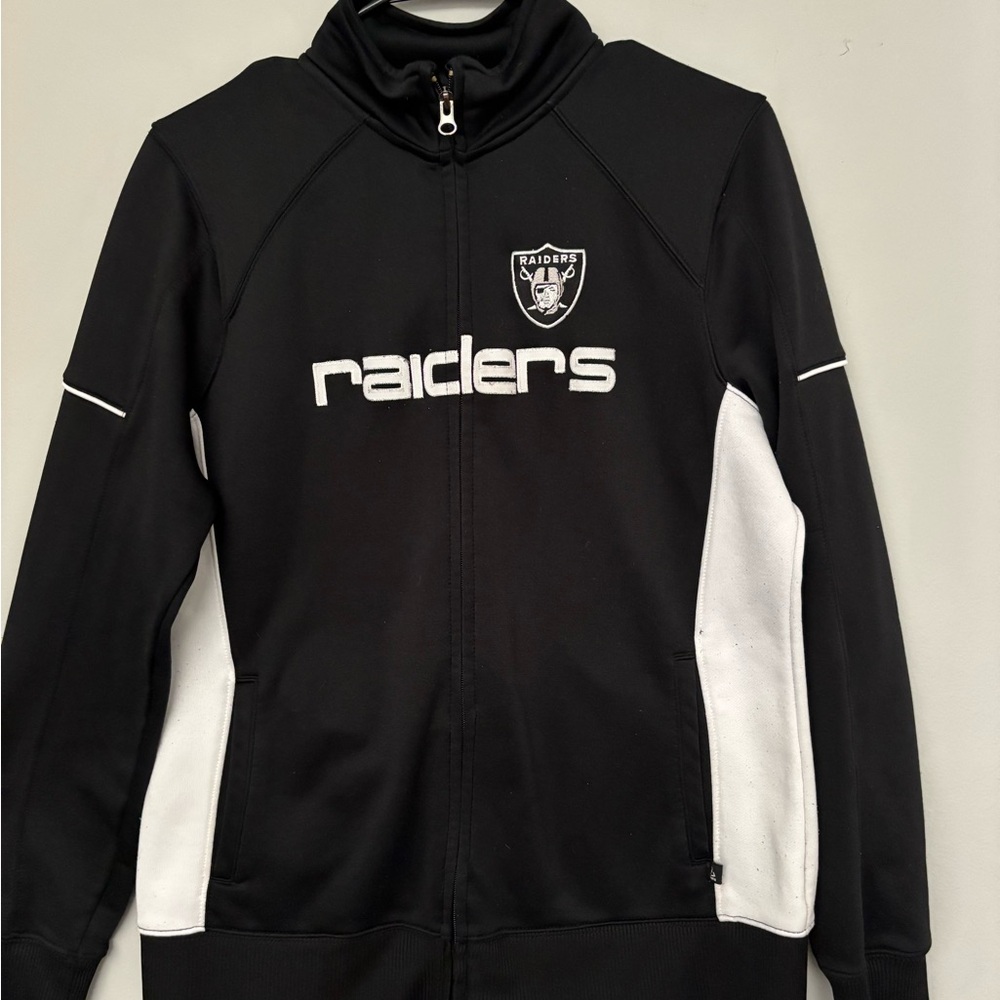 Raiders Women's Black and White Jacket